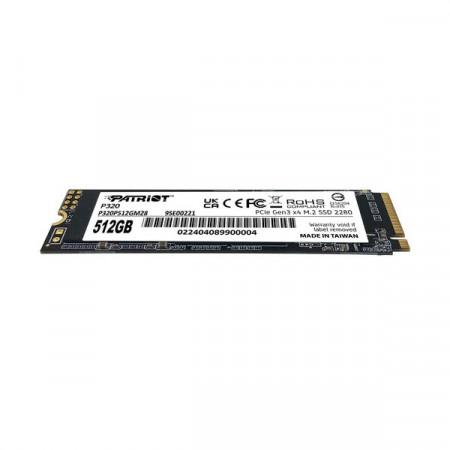 512 ГБ SSD диск Patriot P320 (P320P512GM28) черный