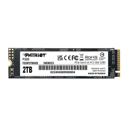 2 ТБ SSD диск Patriot P320 (P320P2TBM28) черный