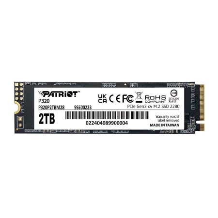 2 ТБ SSD диск Patriot P320 (P320P2TBM28) черный