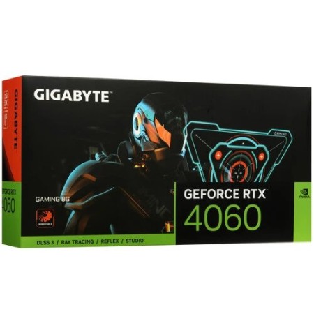 Видеокарта GIGABYTE GeForce RTX 4060 GAMING (GV-N4060GAMING-8GD) 8 Гб черный