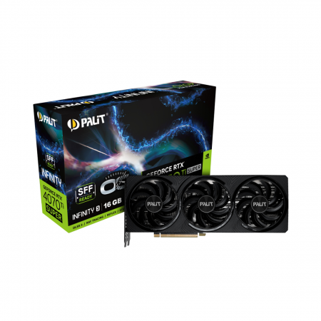 Видеокарта Palit GeForce RTX 4070 Ti SUPER INFINITY 3 OC (NED47TSS19T2-1043S) 16 Гб черный