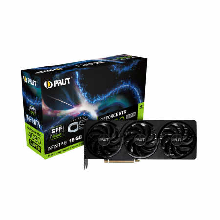 Видеокарта Palit GeForce RTX 4080 SUPER INFINITY 3 OC (NED408SS19T2-1032S) 16 Гб черный