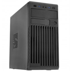 Системный блок Core i3-12100-3.3GHz/H610/RAM 8GB/SSD 512GB/no DVD/300W черный