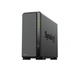 Сетевое хранилище (NAS) Synology DiskStation (DS124) черный