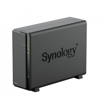 Сетевое хранилище (NAS) Synology DiskStation (DS124) черный