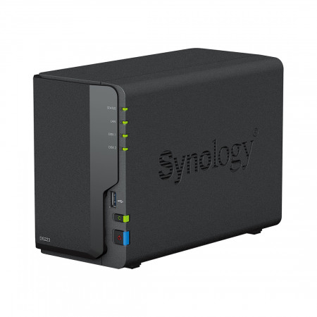 Сетевое хранилище (NAS) Synology DiskStation (DS223) черный