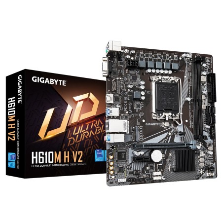 Материнская плата GIGABYTE H610M H V2 черный