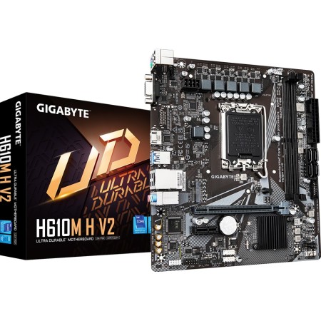 Материнская плата GIGABYTE H610M H V2 черный