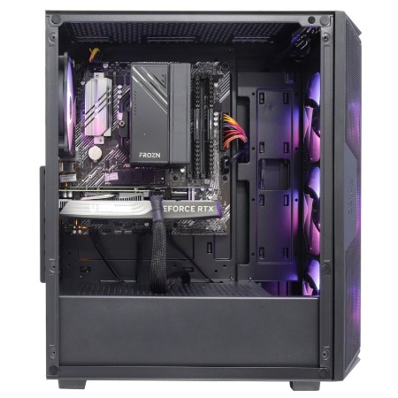 Системный блок Ryzen 7 5700X-3.4GHz/B550/RAM 16GB/SSD 512GB (M.2)/RTX4060-8GB/no DVD/750W черный