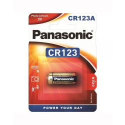 Батарейка PANASONIC CR-123AL/1BP CR123 [CR123A] 1 шт золотистый