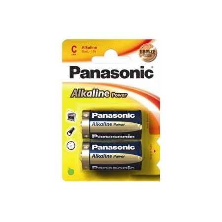 Батарейка Panasonic LR14REB/2BP C [LR14] 2 шт сине-золотой