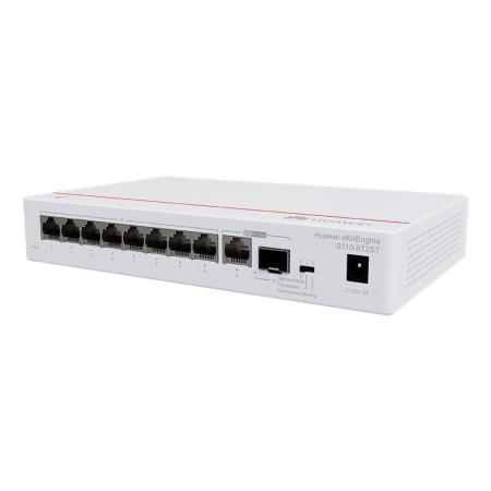 Коммутатор Huawei S110-8T2ST (98012199) белый
