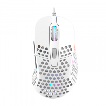 Мышь проводная Xtrfy M4 RGB (XG-M4-RGB-WHITE) белый