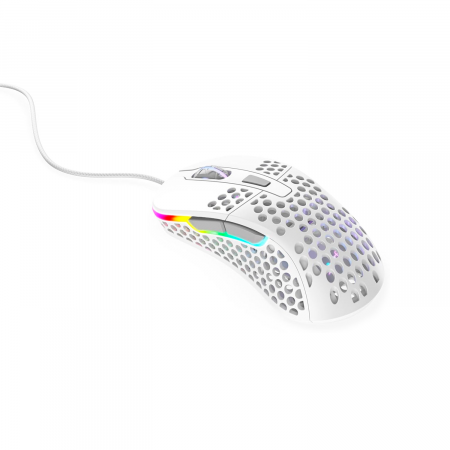 Мышь проводная Xtrfy M4 RGB (XG-M4-RGB-WHITE) белый