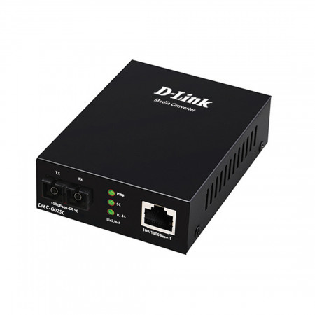 Медиаконвертер D-Link DMC-G02SC/A1A черный