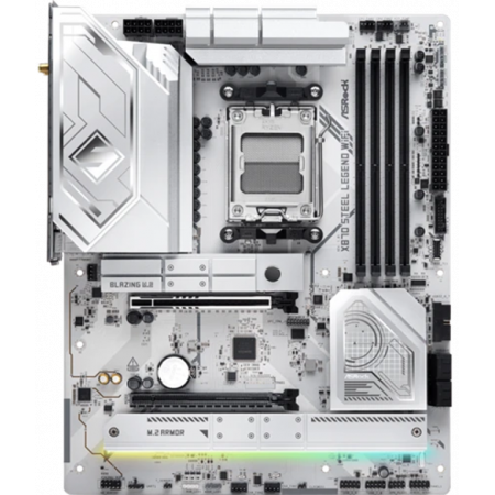 Материнская плата ASRock X870 Steel Legend WiFi белый