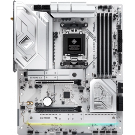 Материнская плата ASRock X870 Steel Legend WiFi белый