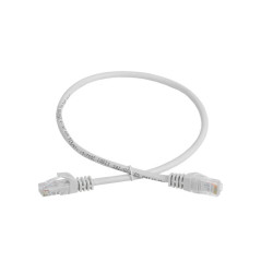 Патч-корд ITK PC01-C5EU-1M серый 1 м