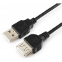 Кабель USB 2.0 Type-A - USB 2.0 Type-A Cablexpert CC-USB2-AMAF-6B-N 1.8 м черный