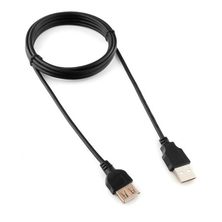 Кабель USB 2.0 Type-A - USB 2.0 Type-A Cablexpert CC-USB2-AMAF-6B-N 1.8 м черный