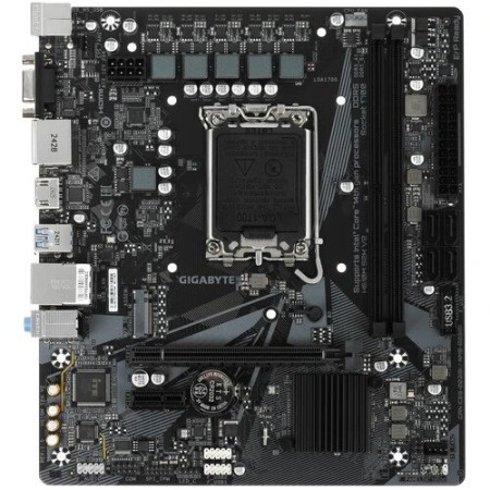 Материнская плата GIGABYTE H610M S2H V2 (REV1.0) черный