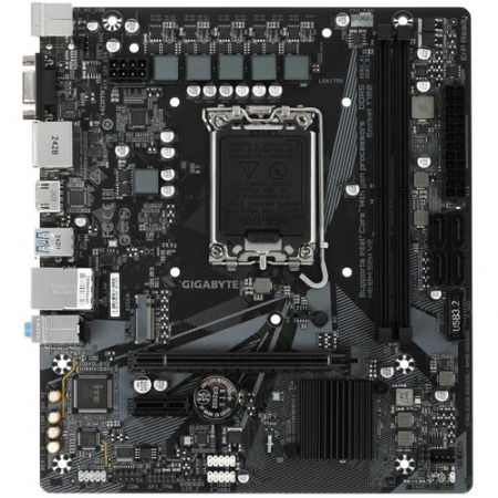 Материнская плата GIGABYTE H610M S2H V2 черный