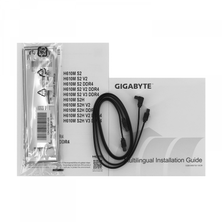 Материнская плата GIGABYTE H610M S2H V2 черный