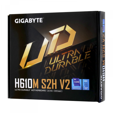 Материнская плата GIGABYTE H610M S2H V2 черный