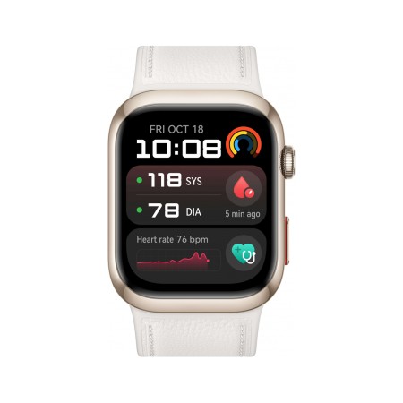 Смарт-часы Huawei Watch D2 (55020DJG) золотистый/белый (1 ремешок) 38 мм