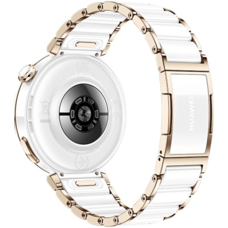 Смарт-часы Huawei Watch GT 5 Pro (55020DGV) золотистый/белый (1 ремешок) 42 мм