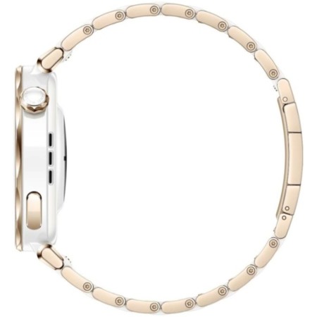 Смарт-часы Huawei Watch GT 5 Pro (55020DGV) золотистый/белый (1 ремешок) 42 мм