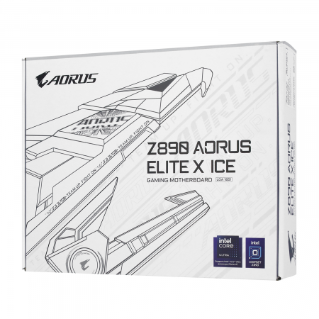 Материнская плата GIGABYTE Z890 AORUS ELITE X ICE белый