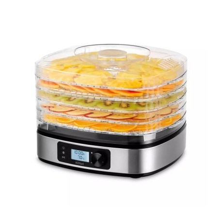 Сушилка для овощей и фруктов Kitfort КТ-1943 серебристый