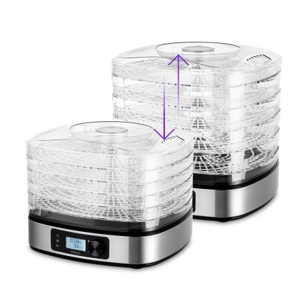 Сушилка для овощей и фруктов Kitfort КТ-1943 серебристый