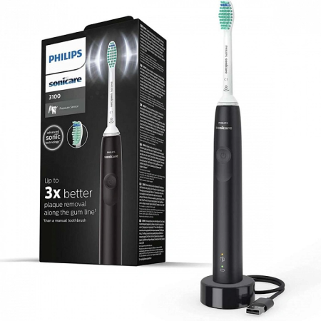 Электрическая зубная щетка Philips Sonicare 3100 (HX3671/14) черный