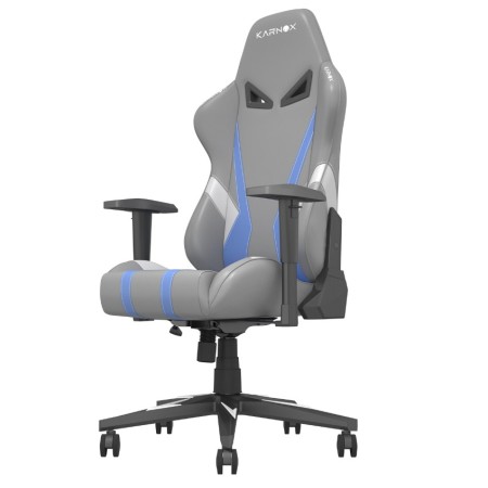 Кресло игровое Karnox HERO Lava Edition (KX80010205-LA) серый/голубой
