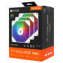 Комплект вентиляторов ID-COOLING TF-12025-ARGB-TRIO-SNOW 3шт белый
