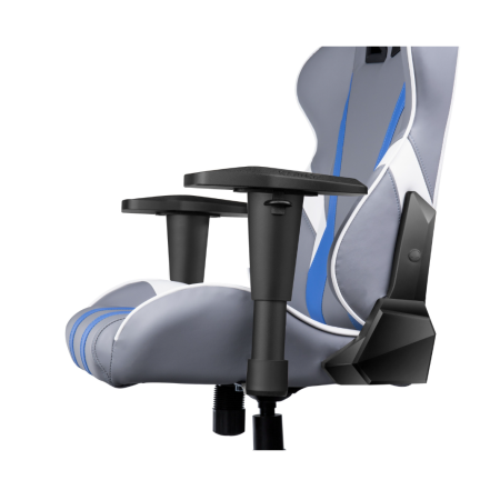 Кресло игровое Karnox HERO Lava Edition (KX800105-LA) серый/синий