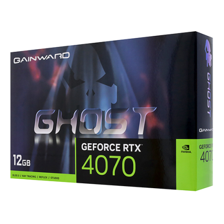 Видеокарта Gainward GeForce RTX 4070 Ghost (NE64070019K9-1048B) 12 Гб черный