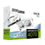 Видеокарта Zotac GAMING GeForce RTX 4070 Twin Edge OC White Edition (ZT-D40740Q-10M) 12 Гб белый