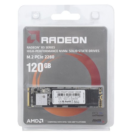 120 ГБ SSD диск AMD Radeon R5 (R5MP120G8) черный