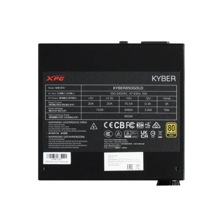 Блок питания ADATA XPG KYBER 850 (KYBER850G-BKCEU) черный