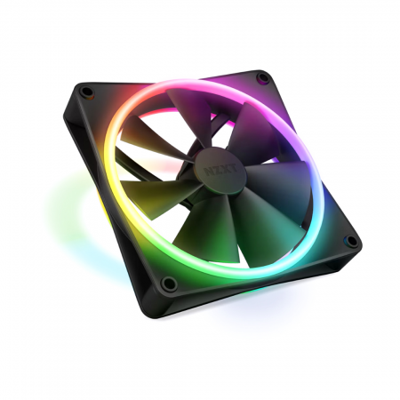 Вентилятор NZXT F140 RGB DUO (RF-D14SF-B1) черный