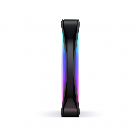 Вентилятор NZXT F140 RGB DUO (RF-D14SF-B1) черный