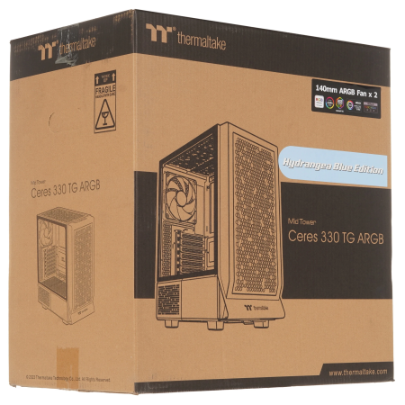 Корпус Thermaltake Ceres 330 TG ARGB Hydrangea Blue (CA-1Y2-00MFWN-00) голубой