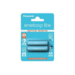 Аккумулятор Panasonic Eneloop Lite (BK-3LCCE/2BE) 950 мА*ч 2 шт голубой