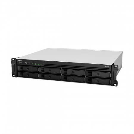 Сетевое хранилище (NAS) Synology RS1221+ серебристый
