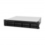 Сетевое хранилище (NAS) Synology RS1221+ серебристый