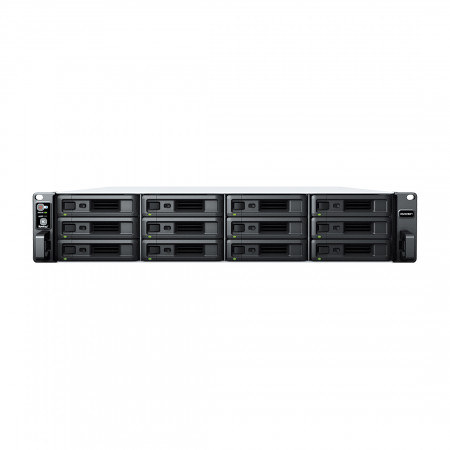 Сетевое хранилище (NAS) Synology RS2423RP+ серебристый