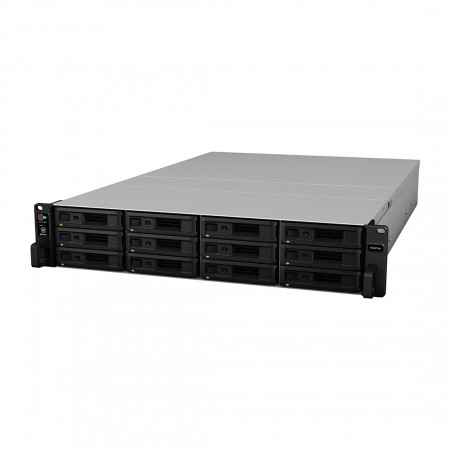 Сетевое хранилище (NAS) Synology RS3618xs серебристый